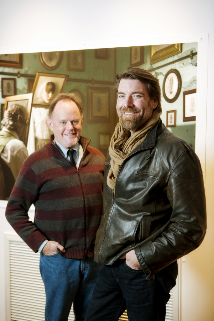 Two of Baton Rouge Gallery's new artists, Rob Carpenter and Jamie Baldridge. Photo by Collin Richie
