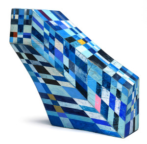 Derbes - Aaron - 2014 - 12 x 11.5 x 8 in. - carved and polychromed silver maple