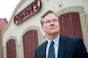 (Photo by Don Kadair) Tom Oline of Olinde's Furniture on Airline Highway
