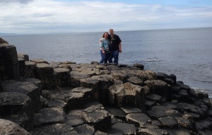 Rhonda and Mitch Rushing at the Giant's Causeway