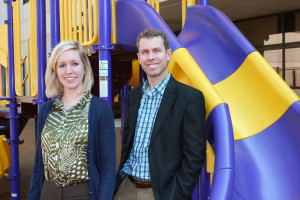 Reseachers Amanda Staiano and Corby Martin are both dedicated to fighting childhood obesity through a new kid-focused clinic at Pennington.