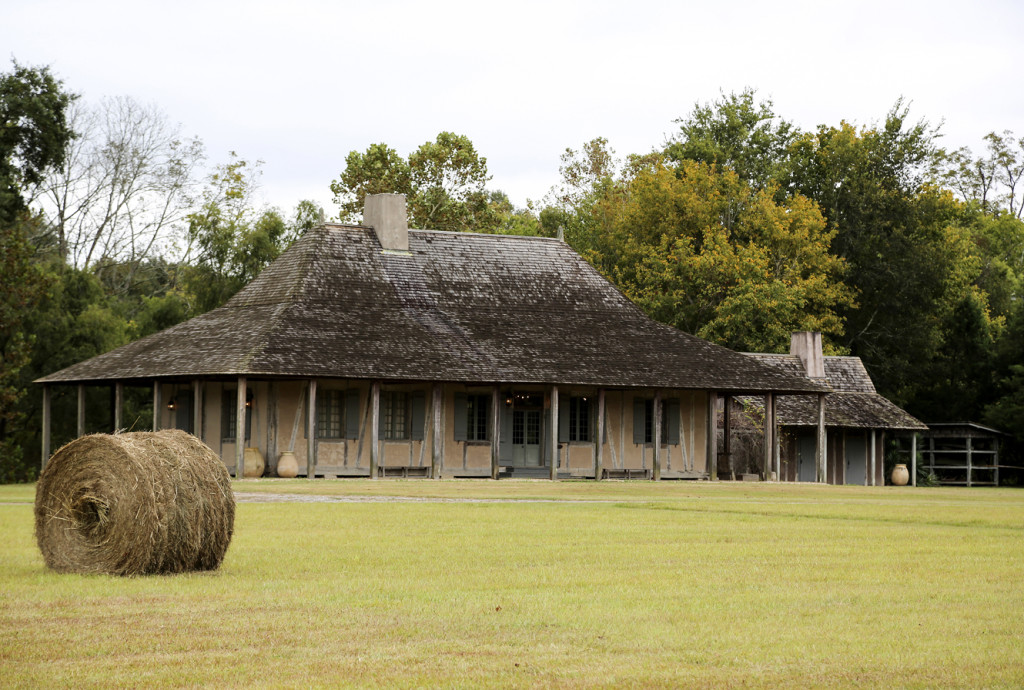 The Nicholas LaCour House, built in Pointe Coupee Parish in the early or mid-1700s, is one of the oldest existing buildings in the Mississippi River Valley. After it was renovated and moved many times by various owners, the Holdens rescued the house from neglect in 1996 and restored it to its original appearance. “Some people think it was part of the Fort of Pointe Coupee,” Jack says.