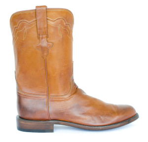 Lucchese boots, $695, available at Harper’s Haberdashery, harpersbr.com