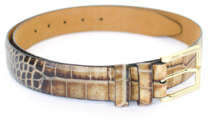 Lejon belt, $95, available at Harper’s Haberdashery, harpersbr.com