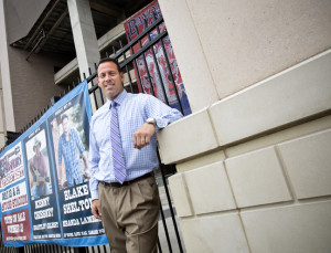 (Photo by Brian Baiamonte) LSU senior associate athletic director Eddie Nunez