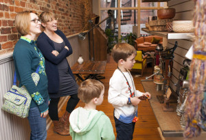 (AP Photo) Customers browse at Bricolage Art Collective in Paducah, Kentucky.
