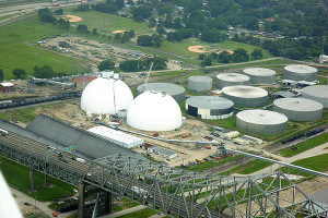 (Photo by Charles Breard) Drax's transit facility at the Port of Greater Baton Rouge