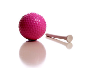My Fave Things-pink golf ball2