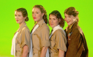 Suzanne Chambliss designed the costumes for the SyFy Channel movie Warbirds, combining World War II historical realism with fantasy action elements.