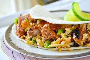 Holly-pork tacos